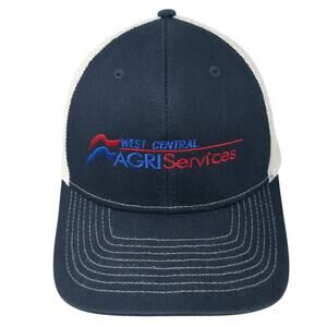West Central Agri Services Mesh Back Trucker Hat Blue One Size Paramount